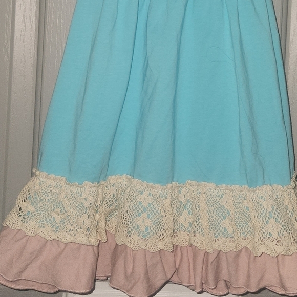 SUNDAY CROSS TOP SZ XXXL RUNS SMALL FITS AS 10/12  ADD LEGGINGS EASTER SPRING - Picture 3 of 5